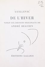 Télécharger le livre :  De l'hiver