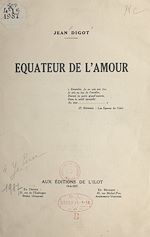 Télécharger le livre :  Équateur de l'amour