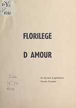 Télécharger le livre :  Florilège d'amour