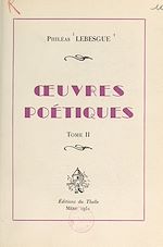 Télécharger le livre :  Œuvres poétiques (2)