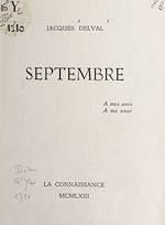 Télécharger le livre :  Septembre