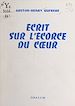 Télécharger le livre :  Écrit sur l'écorce du cœur