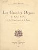 Télécharger le livre :  Les grandes orgues des églises de Paris et du département de la Seine