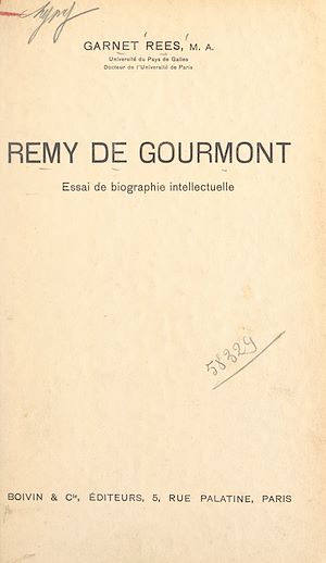 Téléchargez le livre :  Remy de Gourmont