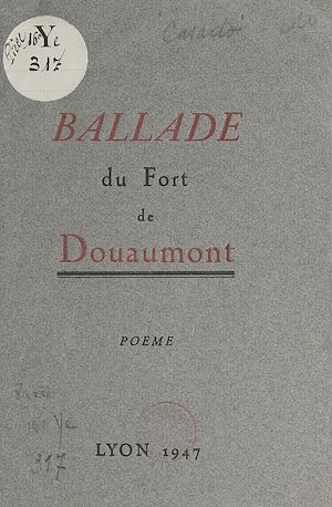Téléchargez le livre :  Ballade du Fort de Douaumont