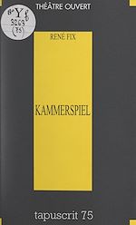 Télécharger le livre :  Kammerspiel