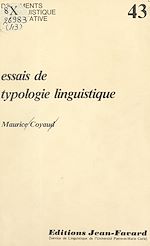 Télécharger le livre :  Essais de typologie linguistique