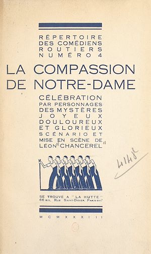 Téléchargez le livre :  La compassion de Notre-Dame