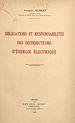 Télécharger le livre :  Obligations et responsabilités des distributeurs d'énergie électrique