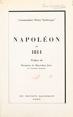 Télécharger le livre :  Napoléon en 1814