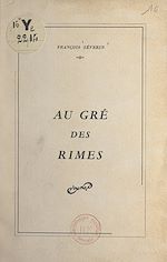 Télécharger le livre :  Au gré des rimes