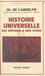 Download this eBook Histoire universelle, des origines à nos jours