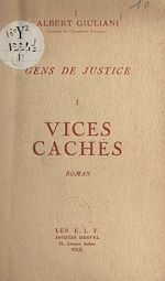 Télécharger le livre :  Gens de justice (1). Vices cachés