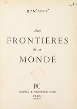 Télécharger le livre :  Aux frontières de ce monde