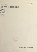 Télécharger le livre :  La voix publique
