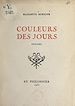 Télécharger le livre :  Couleurs des jours