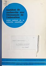 Télécharger le livre :  Enquête longitudinale (1). Les premières inscriptions