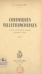 Télécharger le livre :  Chroniques villefranchoises