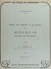 Télécharger le livre :  Étude sur l'œuvre et la pensée de Novalis (Heinrich von Ofterdingen) (1)