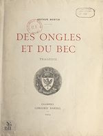 Télécharger le livre :  Des ongles et du bec