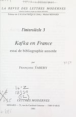 Télécharger le livre :  L'intersiècle (3). Kafka en France