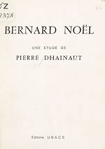 Télécharger le livre :  Bernard Noël