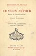 Télécharger le livre :  Charles Sepher