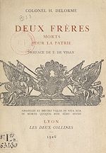 Télécharger le livre :  Deux frères morts pour la patrie