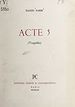 Télécharger le livre :  Acte 5