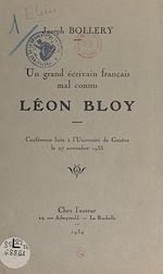 Télécharger le livre :  Un grand écrivain français mal connu, Léon Bloy