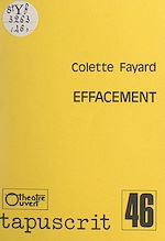 Télécharger le livre :  Effacement