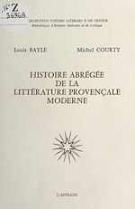Télécharger le livre :  Histoire abrégée de la littérature provençale moderne