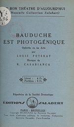 Télécharger le livre :  Bauduche est photogénique