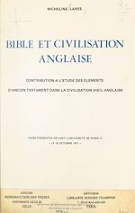 Télécharger le livre :  Bible et civilisation anglaise