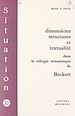 Télécharger le livre :  Dimensions, structures et textualité dans la trilogie romanesque de Beckett