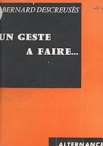 Download this eBook Un geste à faire