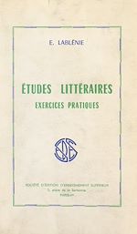 Télécharger le livre :  Études littéraires