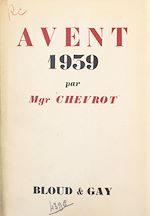 Télécharger le livre :  Avent 1939