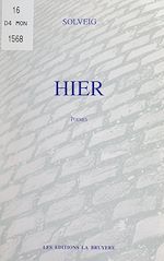 Télécharger le livre :  Hier