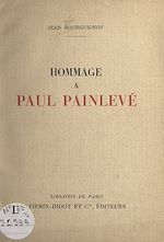 Télécharger le livre :  Hommage à Paul Painlevé