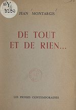 Télécharger le livre :  De tout et de rien...