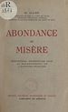 Télécharger le livre :  Abondance ou misère