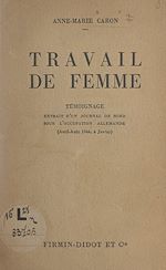 Télécharger le livre :  Travail de femme