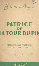 Télécharger le livre :  Patrice de la Tour du Pin