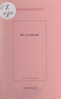 Téléchargez le livre :  De la danse