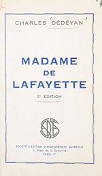 Télécharger le livre :  Madame de Lafayette