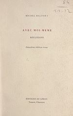 Télécharger le livre :  Avec moi-même