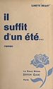 Télécharger le livre :  Il suffit d'un été...