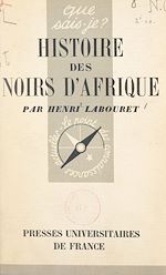 Télécharger le livre :  Histoire des Noirs d'Afrique
