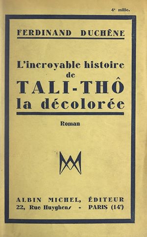 Téléchargez le livre :  L'incroyable histoire de Tali-Thô, la décolorée
